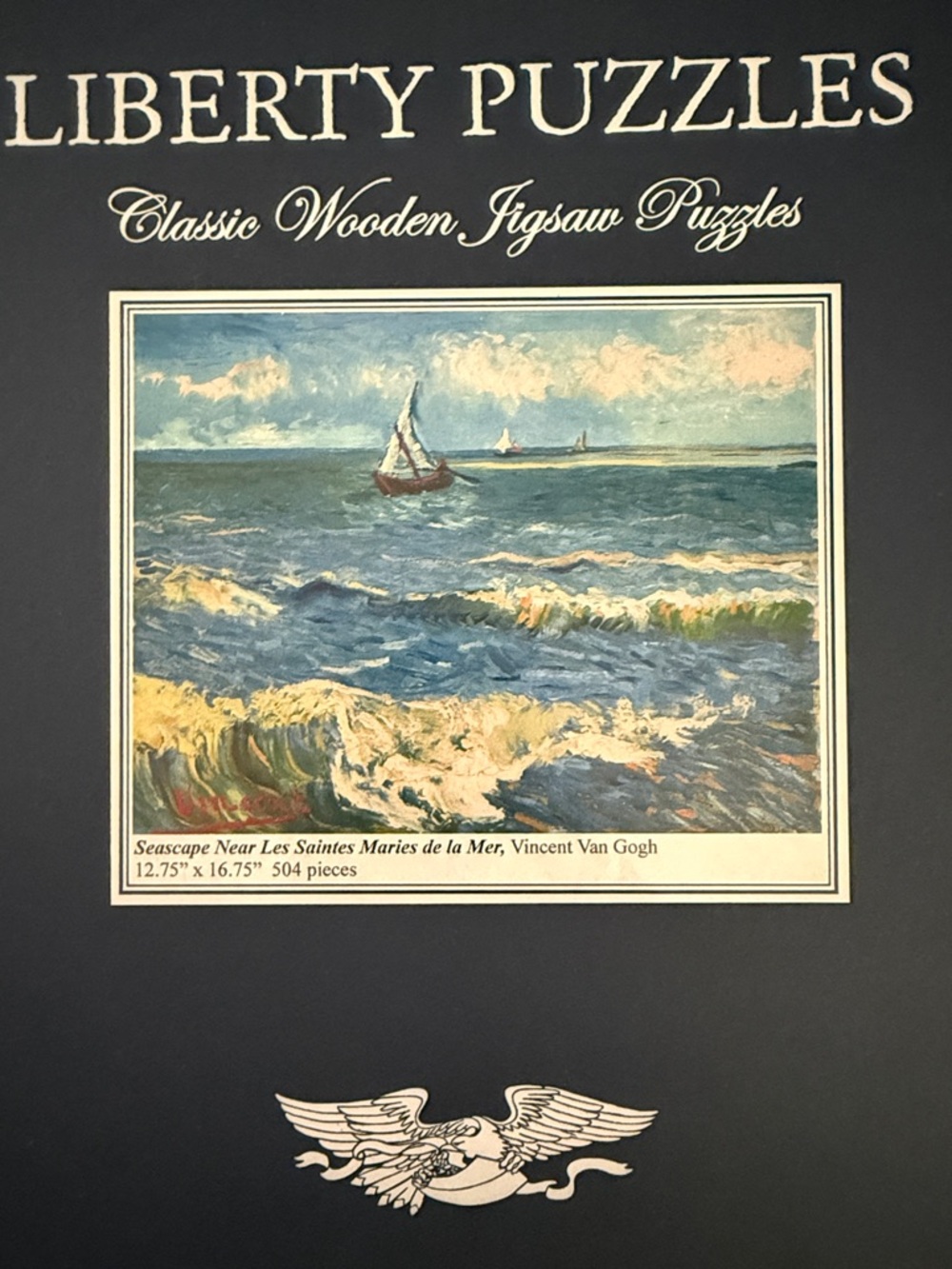 Liberty Puzzles “Seascape Near Les Saintes Maries de la Mer” Vincent Van Gogh